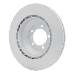 Porsche Panamera Brake Rotor (1) - Right Rear - R1 Concepts - Slotted Carbon Alloy GeoMET - `18-`23